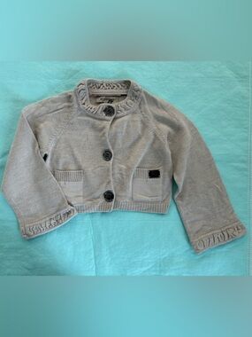 Burberry Girls Cropped Cardigan